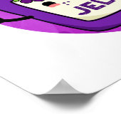 Poster Jelly-llujah Drôle Jelly Pun (Coin)