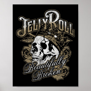 Poster Jelly Roll - Magnifiquement Broken