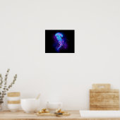 Poster Jellyfish éclatante couleur (Cuisine)