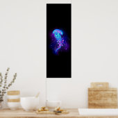 Poster Jellyfish éclatante couleur (Cuisine)