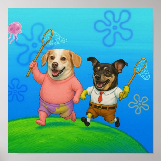 Poster "Jellyfishing" (Devant)