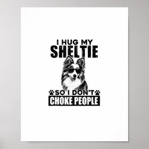 Poster J'Embrasse Mon Étagère Donc Je N'Étouffe Pas Les G