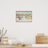 Poster Jenny Nystrom - vieille illustration suédoise de N (Cuisine)