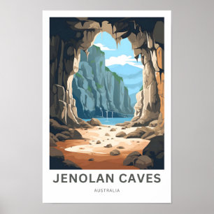 Poster Jenolan Caves Australie Travel Print