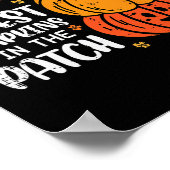 Poster J'Enseigne le plus froid Citrouille Patch Hallowee (Coin)
