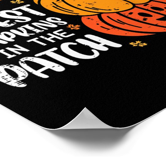 Poster J'Enseigne le plus froid Citrouille Patch Hallowee (Coin)
