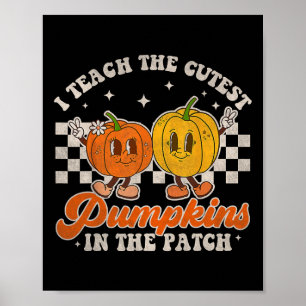 Poster J'Enseigne Les Citrouilles Les Plus Couteux Dans L