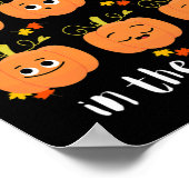 Poster J'enseigne les citrouilles les plus mignons dans l (Coin)