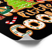 Poster J'Enseigne Les Petits Cookies Les Plus Intelligent (Coin)