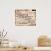 Poster Jeremiah 18:3-4,6 Clay in My Potter's Hand (Cuisine)