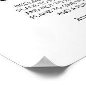 Poster Jeremiah 29:11 Rose Personnaliser (Coin)