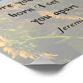 Poster Jérémie 1:5, vers de la Bible inspirante (Coin)