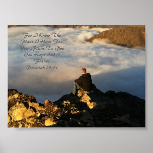 Poster Jérémie 29:11 (Devant)