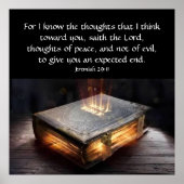 Poster Jérémie 29:11 (Devant)