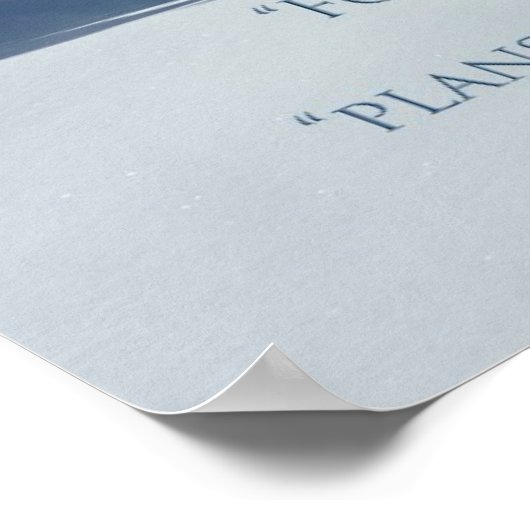 Poster Jérémie 29:11 Je connais les plans que j'ai pour v (Coin)