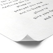 Poster Jérémie 29:11, verset biblique (Coin)