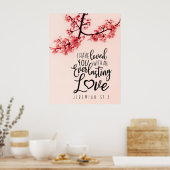 Poster Jérémie 31:3 Je T'Ai Aimé La Bible Verse (Cuisine)