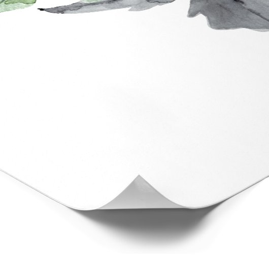 Poster Jérémie 31:3 Je t'ai aimée, Amour éternel (Coin)