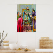 Poster Jérémie 36 Jehoiakim brûle l'affiche de la Parole  (Cuisine)