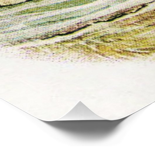 Poster Jeremy Fisher déjeune de Beatrix Potter (Coin)