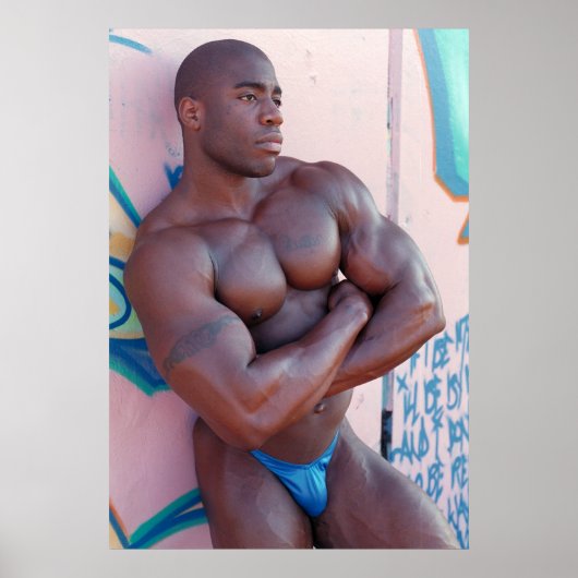 POSTER, Jermaine Bernard, ontspannen Poster (Voorkant)