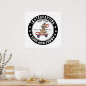 Poster Jerry Skateboard - Prêt À Faire Du Ride (Cuisine)