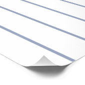 Poster Jersey de baseball avec nom et numéro personnalisé (Coin)