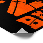 Poster Jersey de basketball 2e anniversaire Tee Deux ans  (Coin)