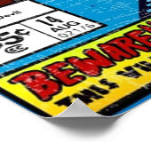 Poster Jersey Devil Vintage (Coin)