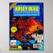 Poster Jersey Devil Vintage (Devant)
