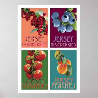 Poster Jersey Fruits