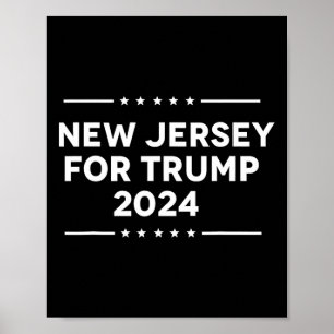 Poster Jersey Pour Trump 2024