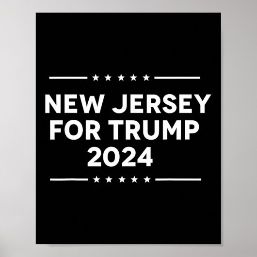 Poster Jersey Pour Trump 2024 (Devant)