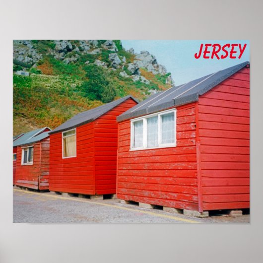 Poster Jersey sheds (Devant)