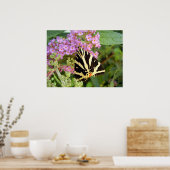 Poster Jersey Tiger Butterfly (Keuken)