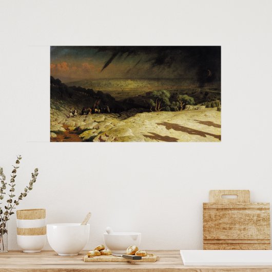 Poster Jérusalem 1867 (Cuisine)