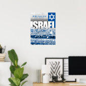 Poster Jérusalem, Israël (Bureau à domicile)