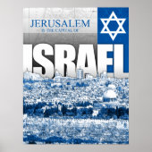 Poster Jérusalem, Israël (Devant)
