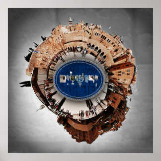 Poster Jérusalem Israël - Panorama sphérique