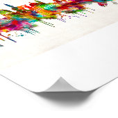 Poster Jérusalem Israel Skyline (Coin)