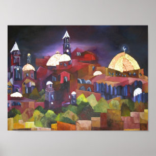 Poster Jérusalem La Nuit