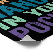 Poster J'Espère Que Vous Tomberez Avec Vos Mains Dans Vot (Coin)