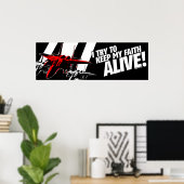 Poster J'Essaie De Garder Ma Foi En Vie ! (Bureau à domicile)