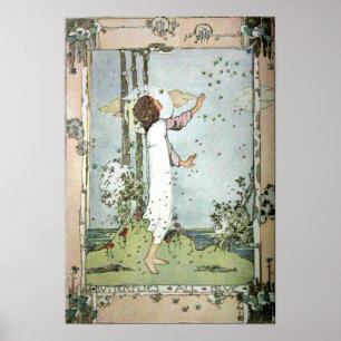 Poster Jessie M. King - Papillons Tous Bleus