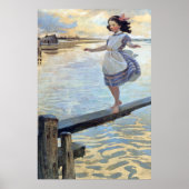 Poster Jessie Willcox Smith - Little Em'ly (Devant)