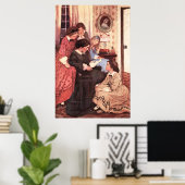 Poster Jessie Willcox Smith - The Letter (Bureau à domicile)