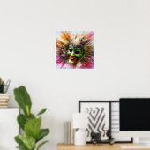 Poster Jester coloré (Bureau à domicile)