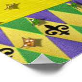 Poster Jester Mask Mardi Gras Arlequin (Coin)