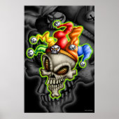 Poster Jester Skull (Poster) (Devant)