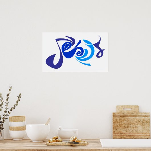 Poster Jésus (Cuisine)